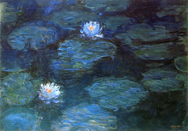 Водяные лилии, 1897 - 1899 - Клод Моне