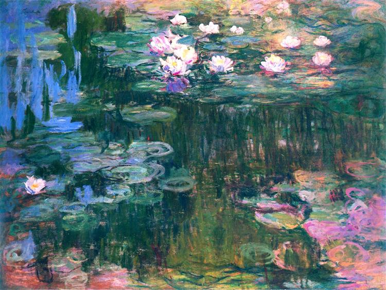Water Lilies, 1914 - 1917 - 莫奈