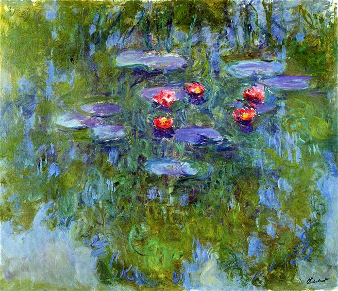Water Lilies, 1916 - 1919 - 莫內