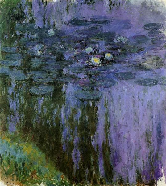 Водяные лилии, 1916 - 1919 - Клод Моне