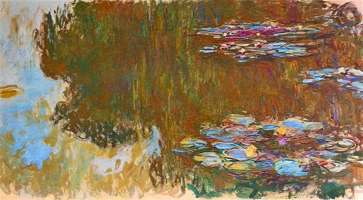 Водяные лилии, 1917 - 1919 - Клод Моне