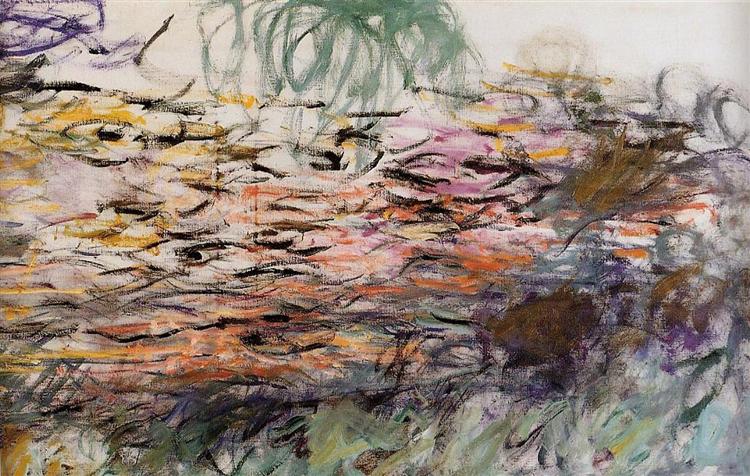 Водяные лилии (правая половина), 1917 - 1920 - Клод Моне