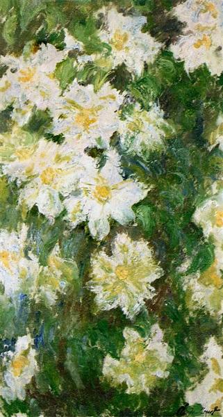 White Clematis, 1887 - Claude Monet