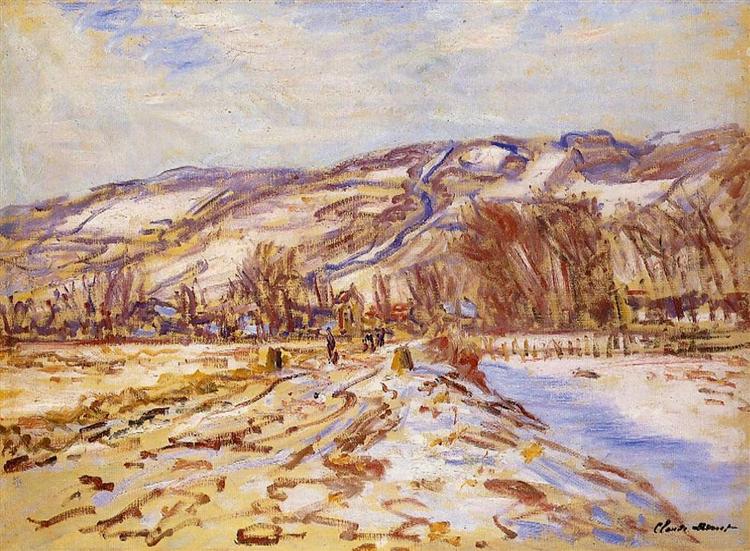 Winter at Giverny, 1886 - 莫內