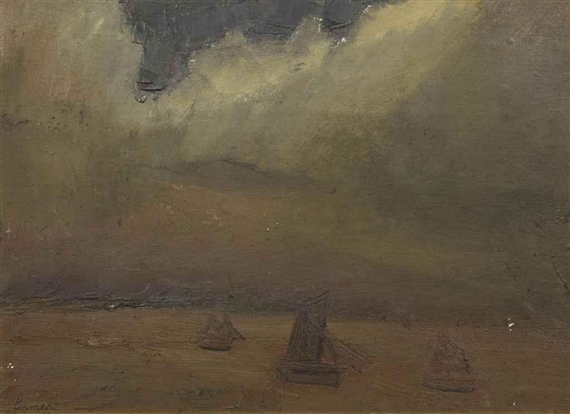 Marine, temps gris, 1924 - Констан Пермеке