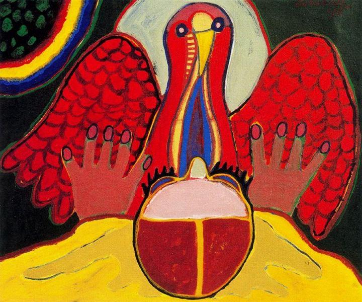 Red Bird, 1978 - Guillaume Cornelis van Beverloo