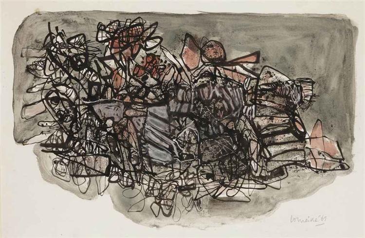 Untitled, 1961 - Гильом Корнелис ван Беверлоо