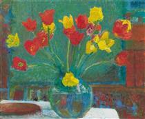 Bouquet of tulips - Cuno Amiet