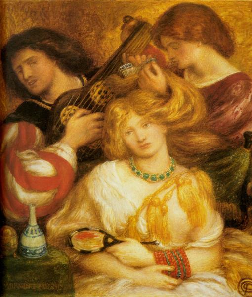 Morning music, 1864 - Dante Gabriel Rossetti