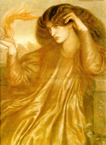 The Women of the Flame, 1870 - Dante Gabriel Rossetti