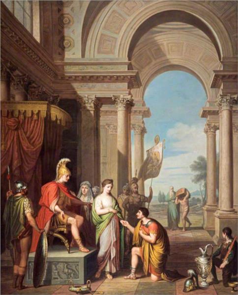 The Continence of Scipio, 1774 - Дэвид Аллен