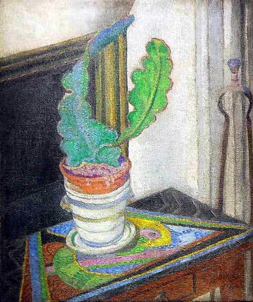 Futurist Still Life with Cactus, 1928 - David Burliuk