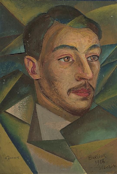 Russian poet in Siberia, 1918 - David Burliuk