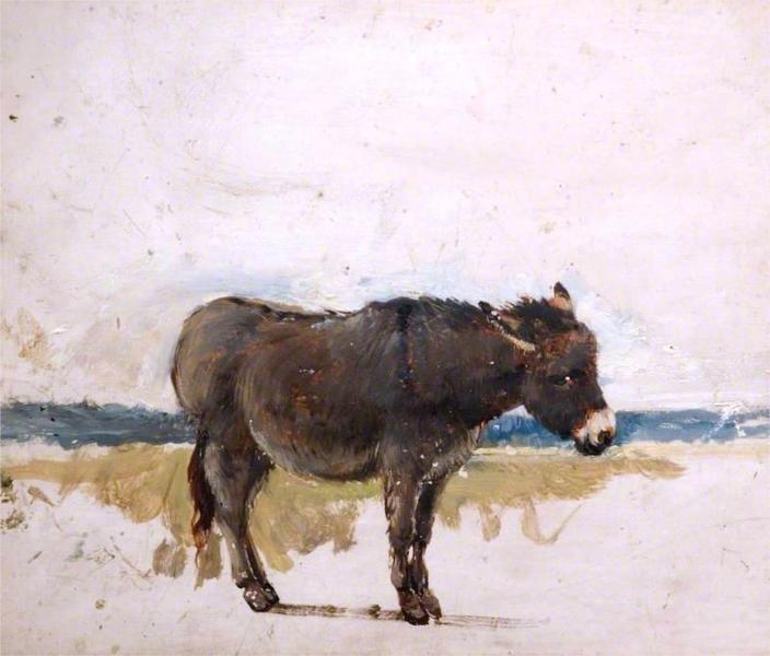 Study of a Donkey, 1843 - Девід Кокс