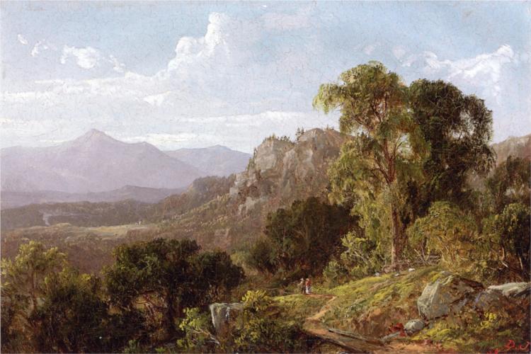 In the White Mountains, 1858 - David Johnson