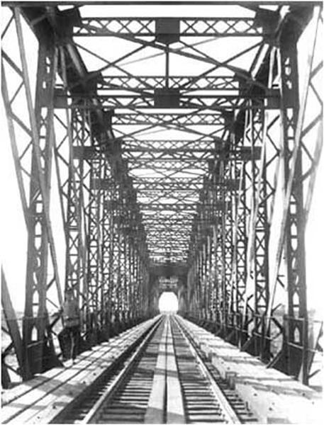 The Bridge across Rioni River, 1910 - David Kakabadzé