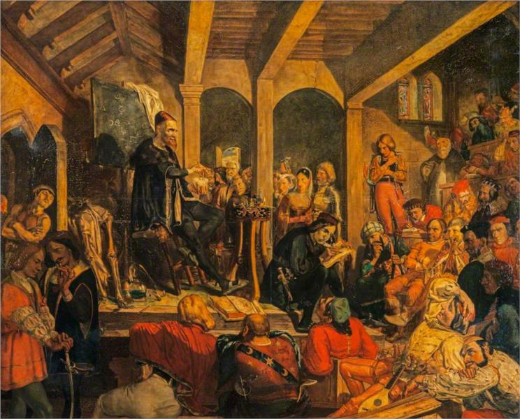 Alchemystical Adept (Paracelsus) Lecturing on the Elixir Vitae, 1838 - Девід Ск�тт