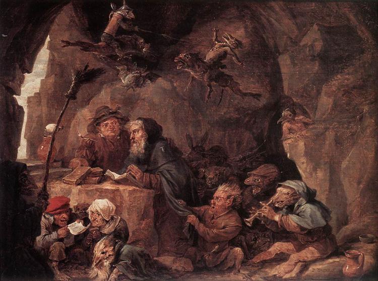 Temptation of St. Anthony - David Teniers el Joven