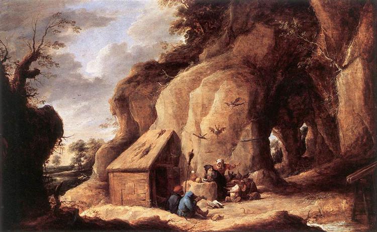 The Temptation of St Anthony, 1640 - David Teniers, o Jovem