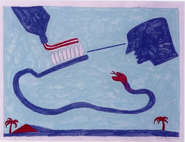 Serpent Stripe, 1962 - Derek Boshier