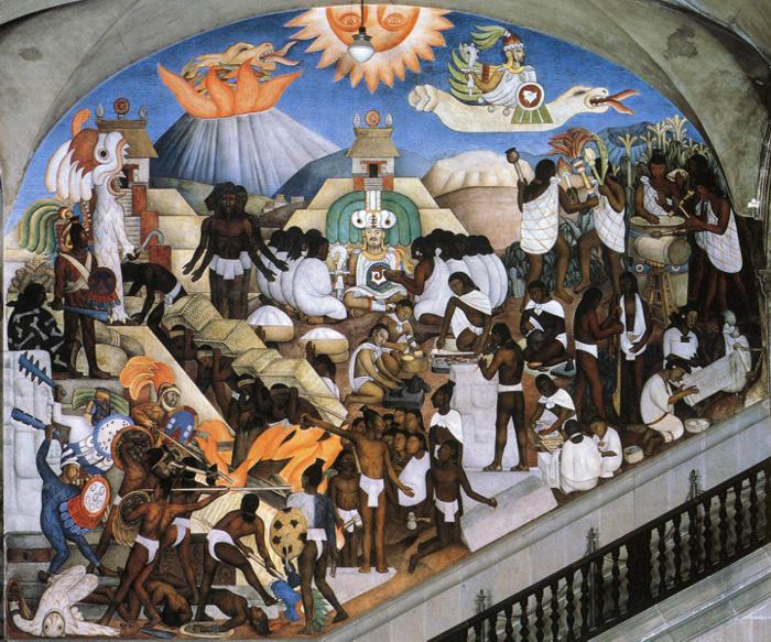 The Ancient Indian World, 1929 - 1935 - Diego Rivera