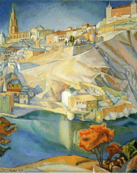 View of Toledo, 1912 - Diego Rivera