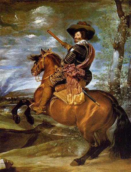 Equestrian Portrait of Don Gaspar de GuzmanCount Duke of Olivares, 1634 - Diego Velázquez