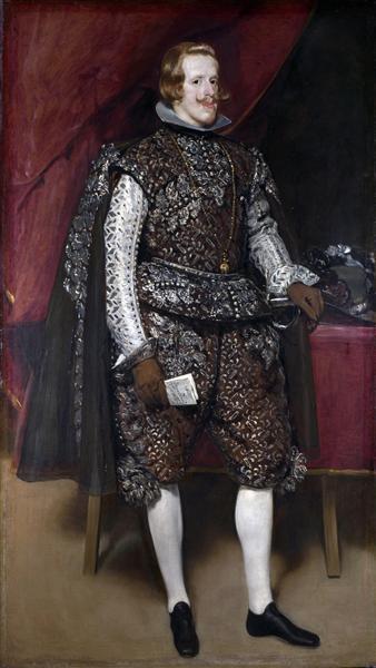 Портрет Филиппа IV в коричневом с серебром костюме, 1631 - 1632 - Диего Веласкес