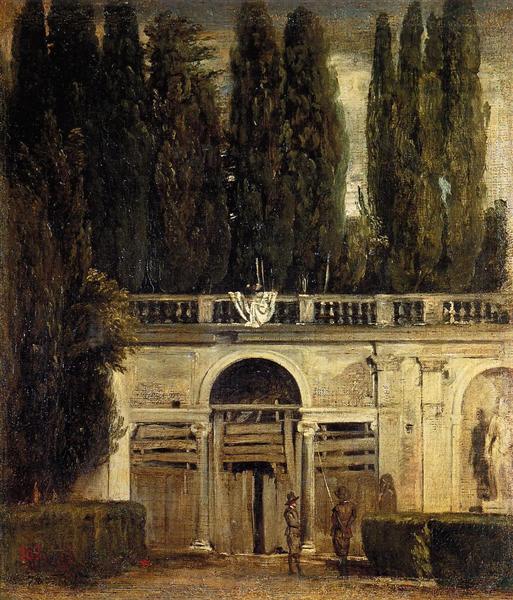 Villa Medici in Rome (Facade of the Grotto Logia), 1630 - Diego Velázquez