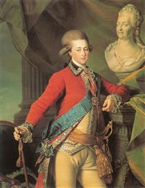 Portrait of Alexander Lanskoy, Aide-de-camp to the Empress - Dmitri Levitski