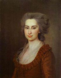 Portrait of Countess N. F. Vorontsova - Дмитрий Левицкий