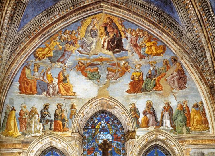 Coronation of the Virgin, 1486 - 1490 - Domenico Ghirlandaio