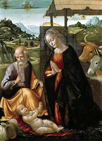 The Nativity - Доменико Гирландайо
