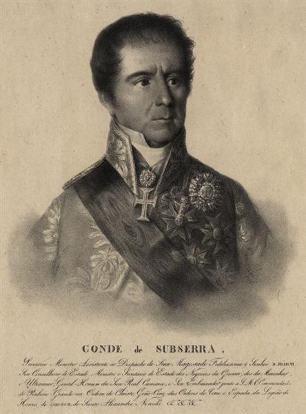 Manuel Inácio Martins Pamplona Corte Real, count of Subserra - Домінгос Секейра