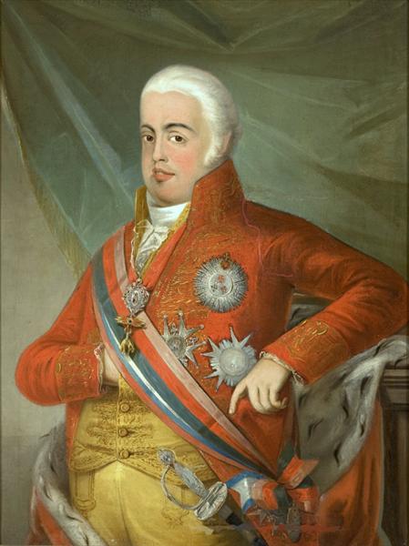 Retrato de D. João VI, Rei de Portugal, 1806 - Domingos de Sequeira