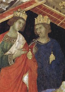 Adoration of the Magi (Fragment) - Duccio di Buoninsegna