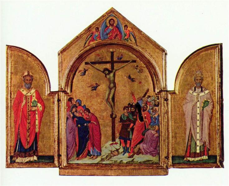 Crucifixion Triptych, 1311 - 1318 - Duccio