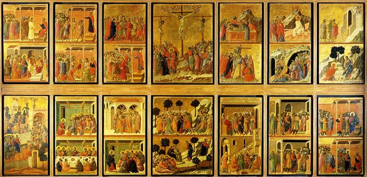Scenes from Passion of Christ, 1308 - Duccio