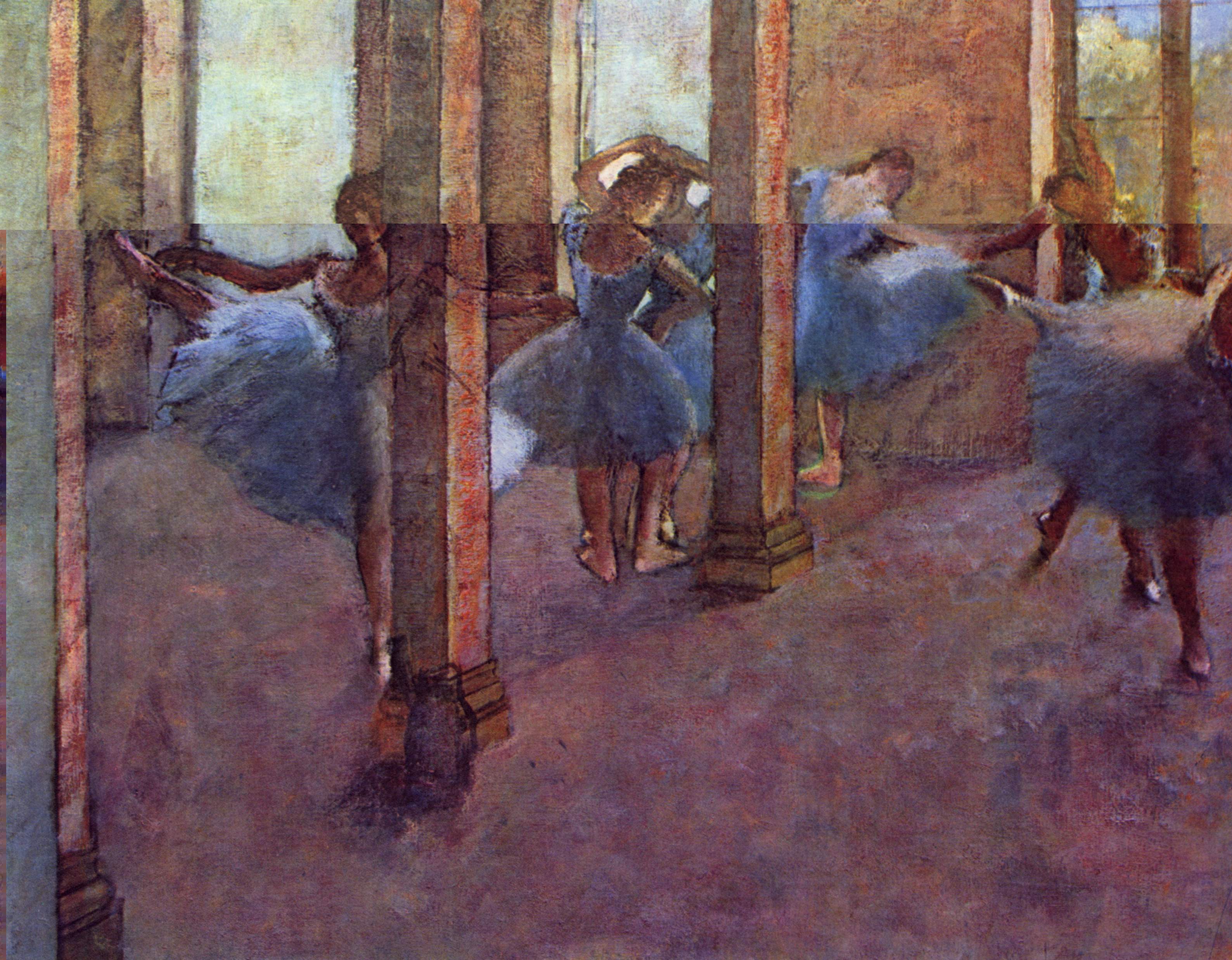 Dancers In Foyer 1887 1890 Edgar Degas 