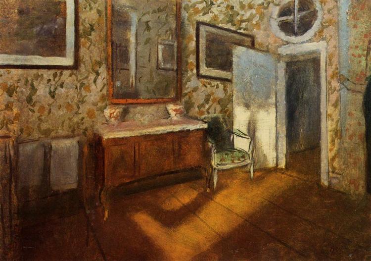 Interior at Menil-Hubert, 1892 - Edgar Degas