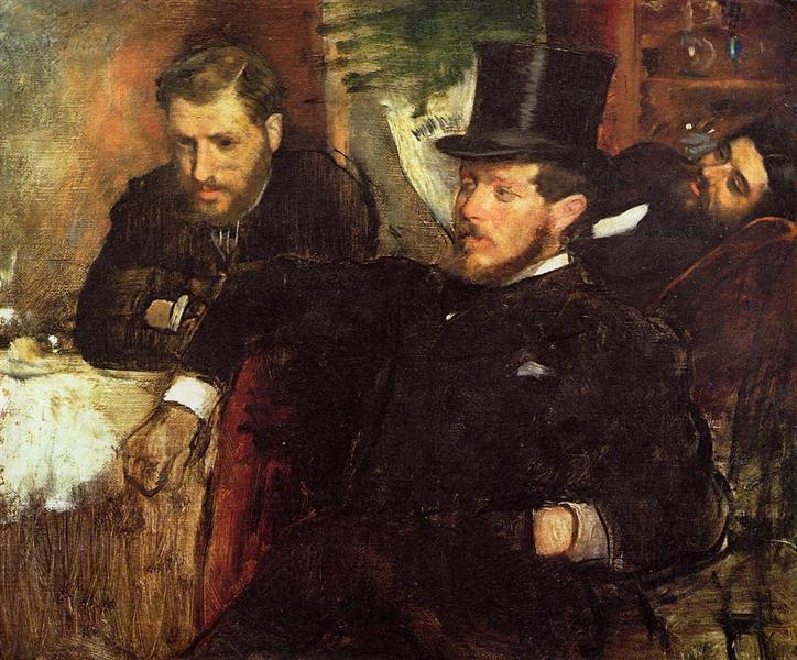 Жантод, Линет и Лайне, 1871 - Эдгар Дега