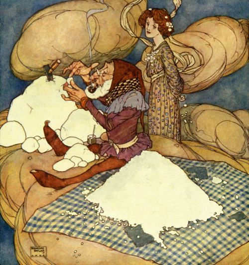 The Fairies who Changed Places - illustration to Fairies I Have Met - Edmund Dulac