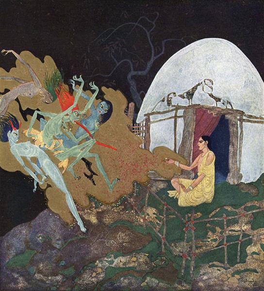 The Pearl of the Talisman, from The Kingdom of the Pearl - Edmond Dulac