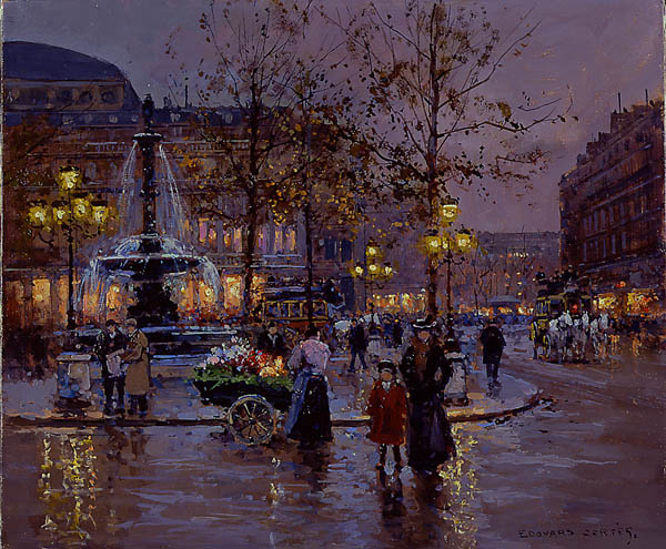 The theater of the Comedie Francaise - Edouard Cortes