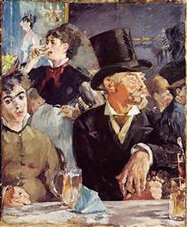 Au Café, Café-concert - Édouard Manet