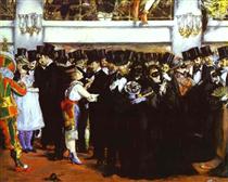 Bal masqué à l'opéra - Édouard Manet