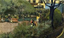 Square Berlioz (La Place Vintimille) - Édouard Vuillard
