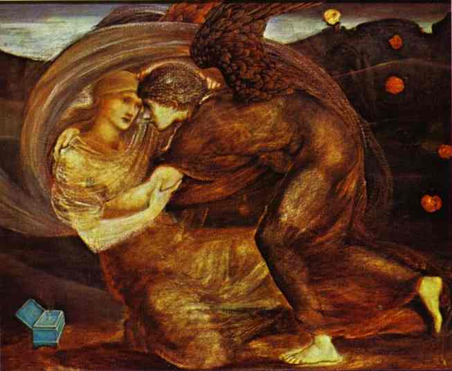 Cupid Delivering Psyche, c.1871 - Едвард Берн-Джонс