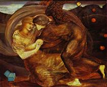 Cupid Delivering Psyche - Едвард Берн-Джонс