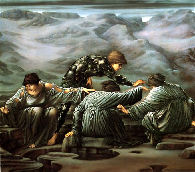 Персей и Грайи, 1877 - Эдвард Бёрн-Джонс
